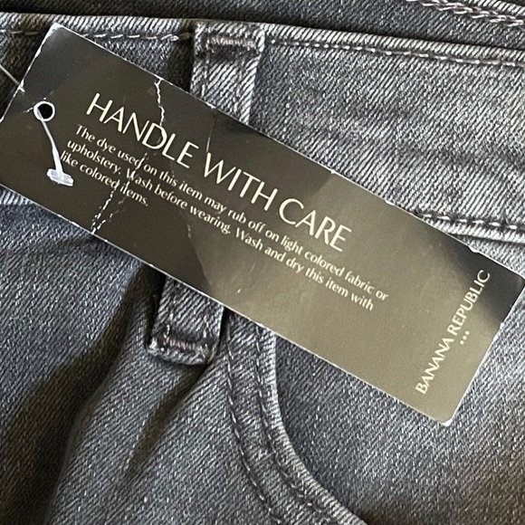 Banana Republic Factory Gray Demi Cropped Bootcut Jeans Size 18 NWT - Picture 7 of 11